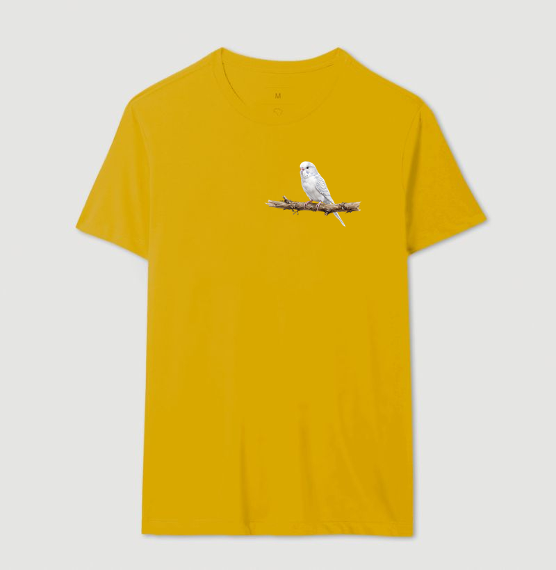 Periquito Branco Minimalista - Imagem 14