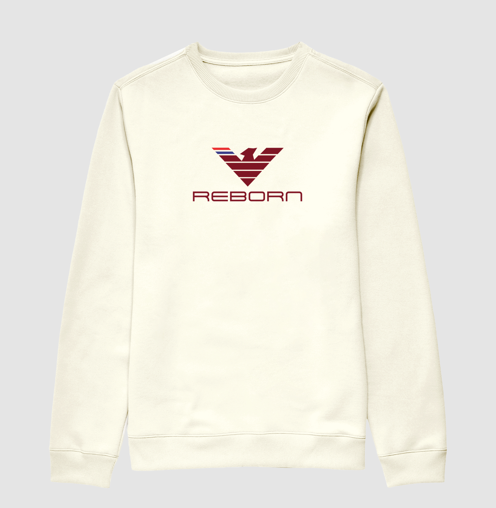 REBORN — RENASCER. MAIS FORTE. MAIS ALTO. Uma obra de arte no peito. Acima, a fênix — imponente, elegante, em tons que brilham com nobreza sobre o branco puro. Suas linhas são precisas, definidas, perfeitas: não é só um símbolo, é a promessa de quem nunca se deita. - Imagem 2