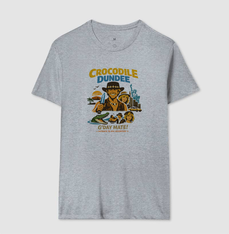 Camiseta Crocodilo Dundee Day Mate - Imagem 8