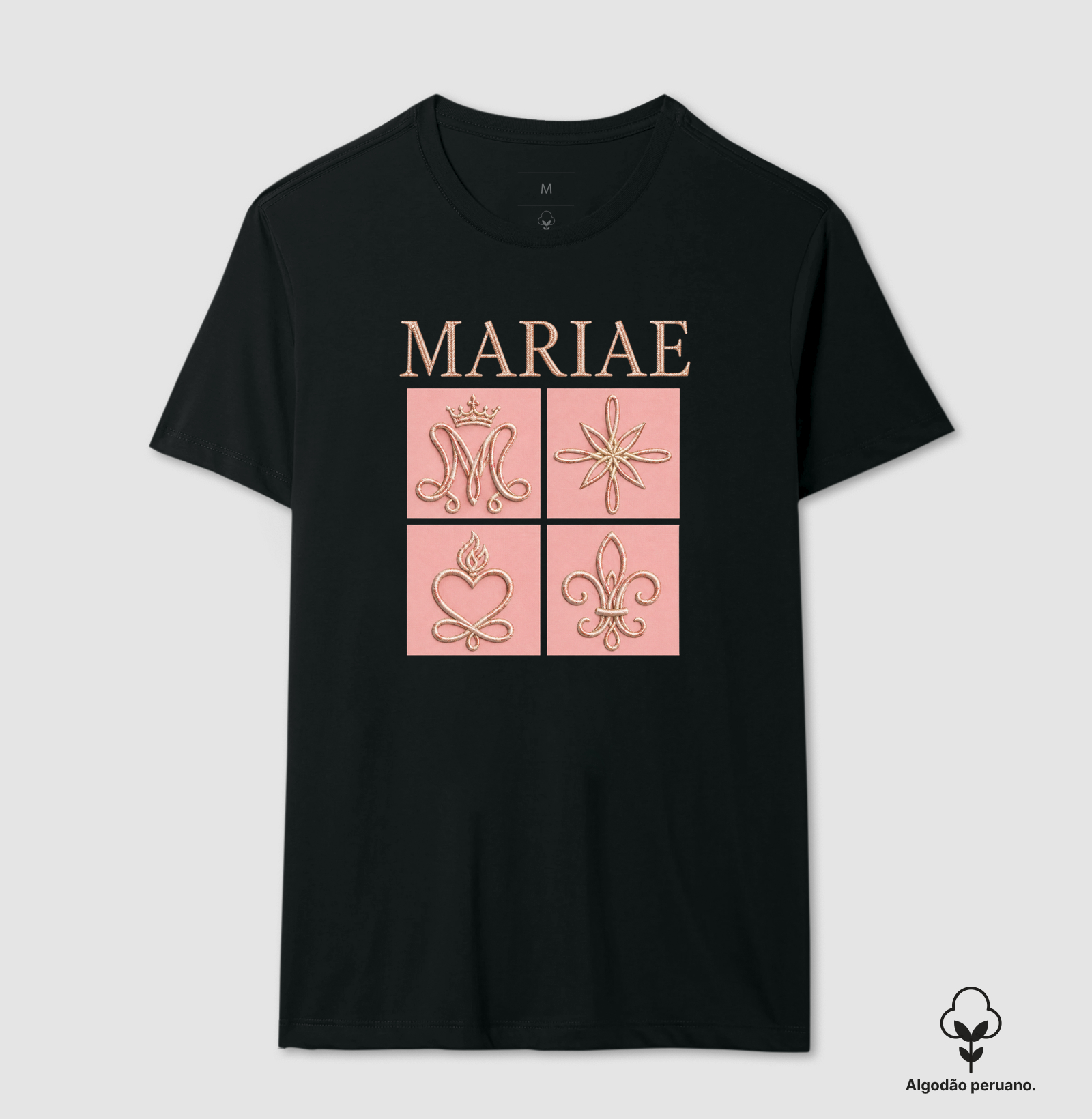 Mariae simbols - algodão peruano - Imagem 3