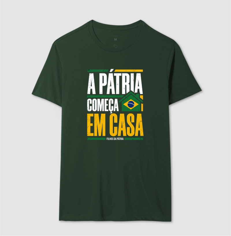 Camiseta Patria Comeca em Casa | Familia - Imagem 7