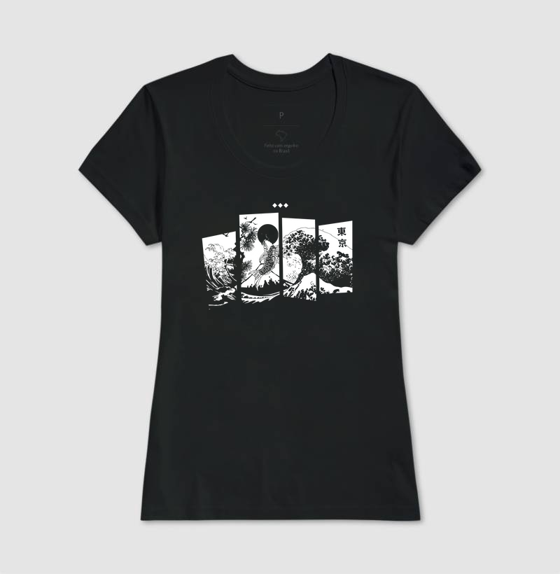 Camiseta Kanagawa Koi - Imagem 3