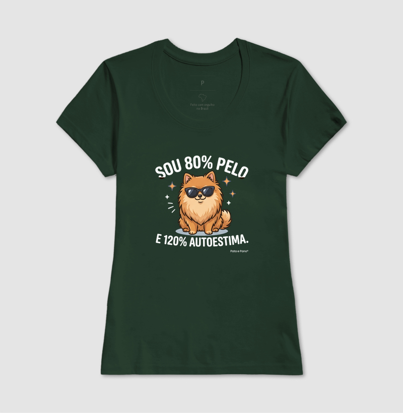 CAMISETA SPITZ ALEMÃO AUTOESTIMA - Imagem 13