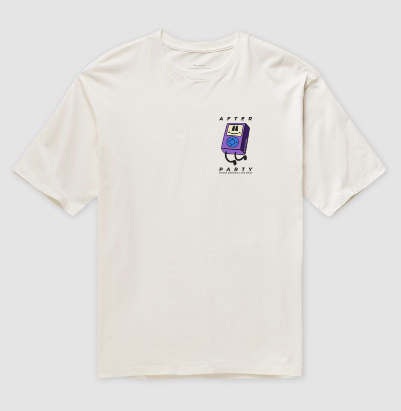 AFTER MEMORIES — Camiseta Oversized - Imagem 5