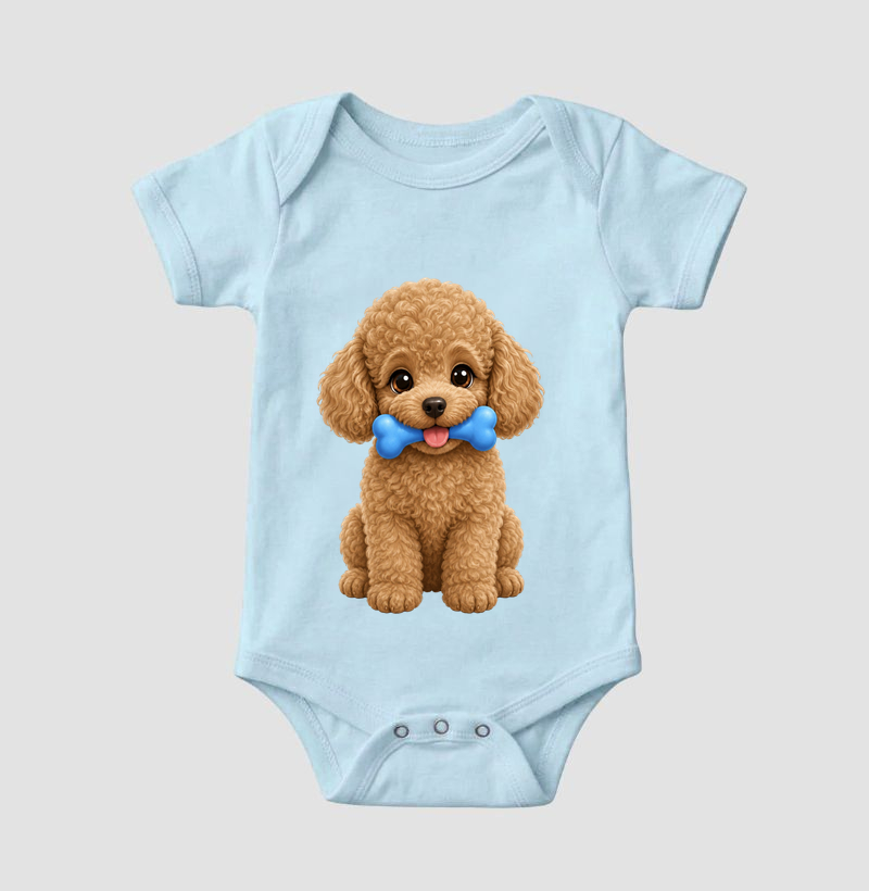 Poodle Marrom - Desenho Infantil - Imagem 4