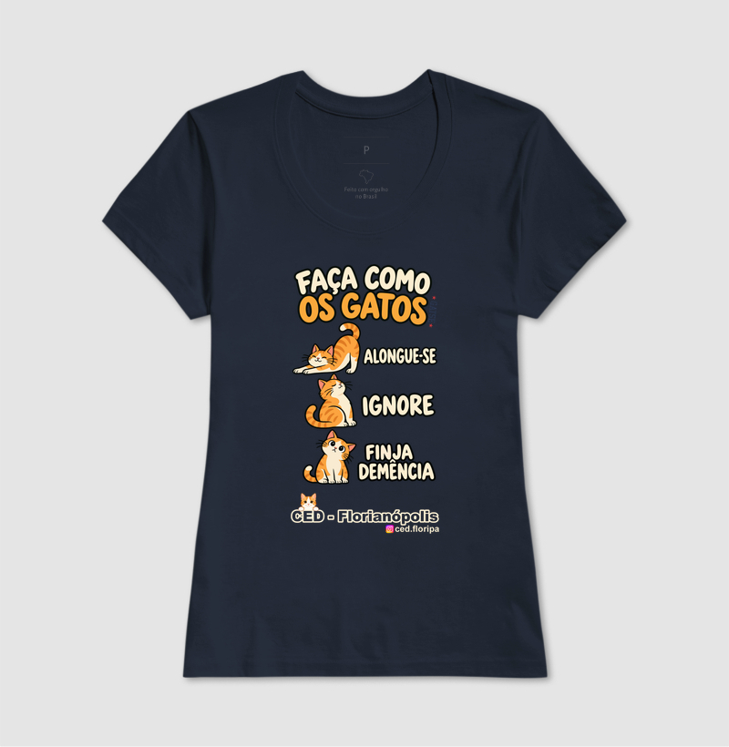 Camiseta Faça Como os Gatos - Imagem 9