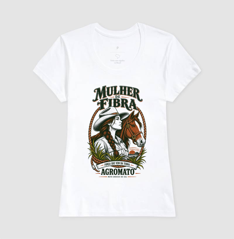 Camiseta Mulher de Fibra - Imagem 6