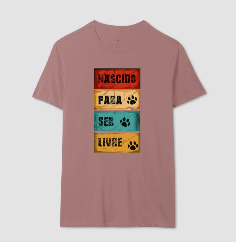 Camiseta Nascido para Ser Livre - Imagem 19