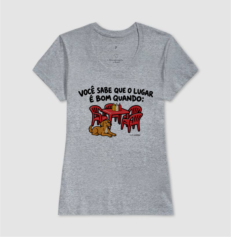 Camiseta Você Sabe Que o Lugar É Bom Quando - Imagem 9