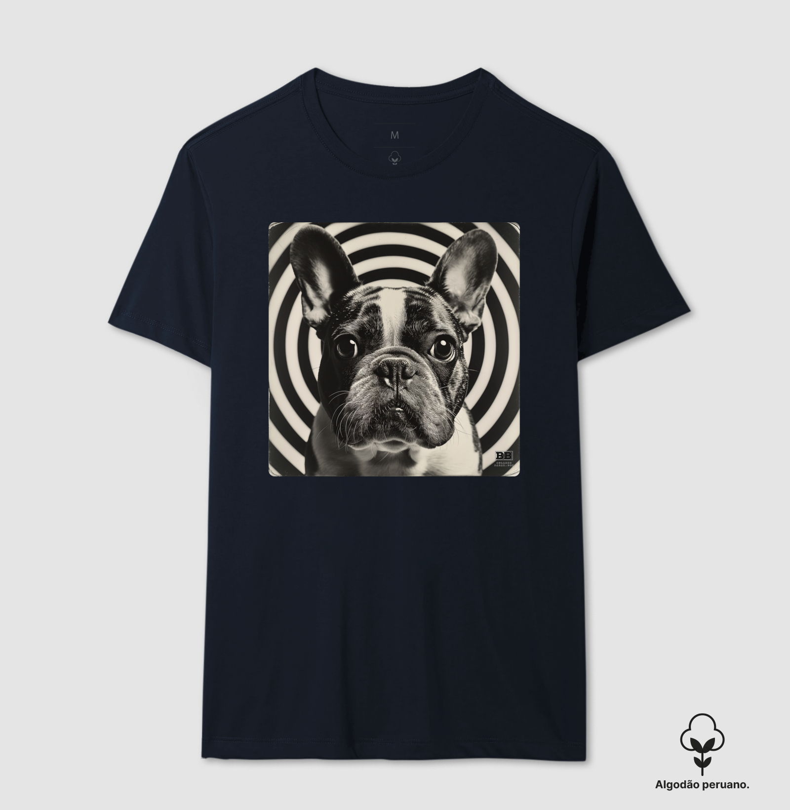 Camiseta Premium Bulldog Frances "Hypnotic"