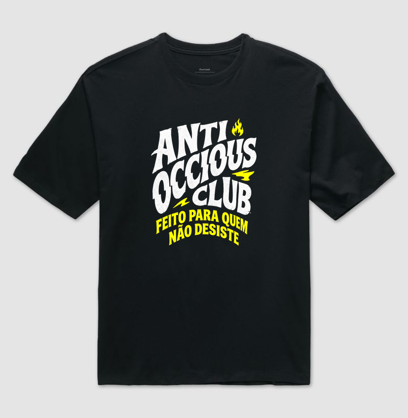 Camiseta Oversized - FEITO PARA QUEM NÃO DESISTE - Imagem 4