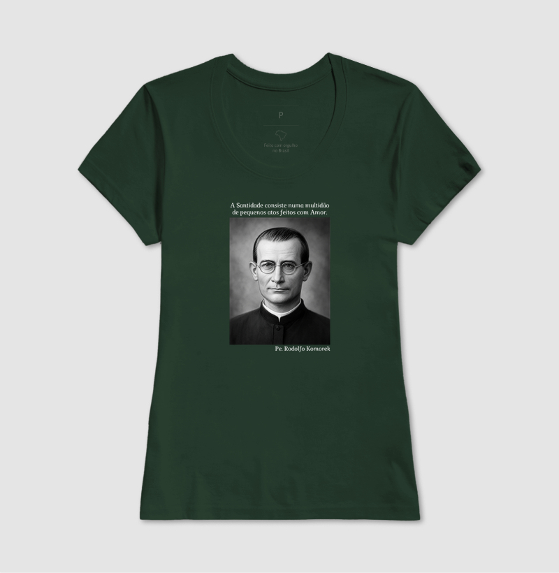 Camiseta Pe. Rodolfo Komorek (Preto e Branco) - Imagem 11