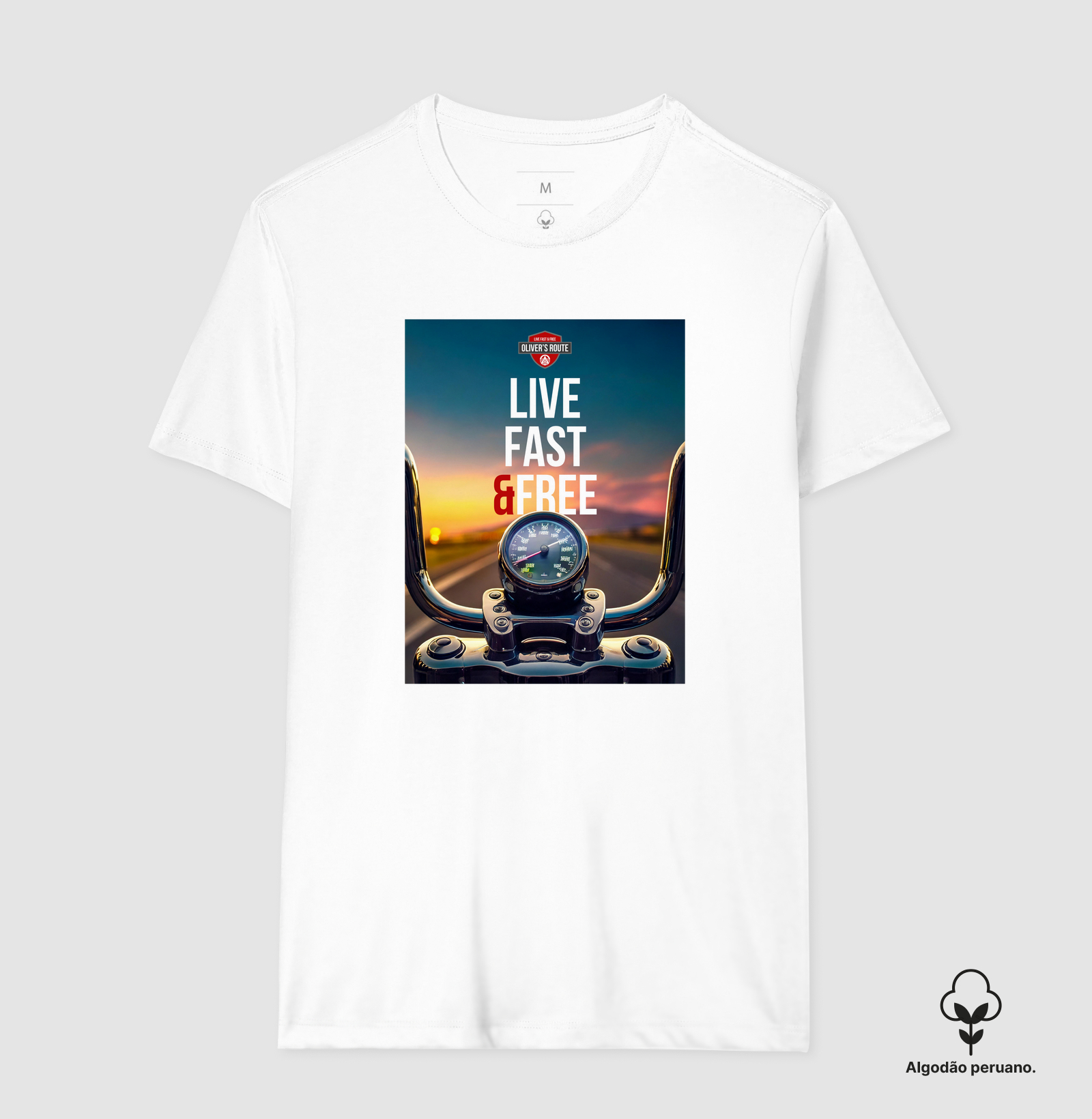 Live Fast & Free Edição Especial em Algodão Peruano - Imagem 3