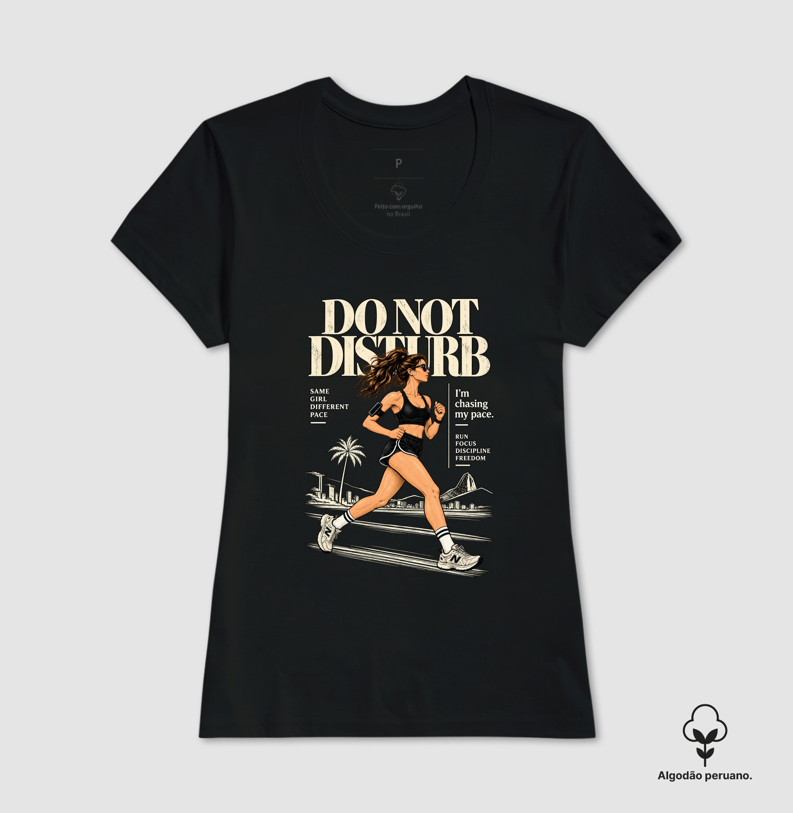Camiseta Algodão Peruano Corrida - Do Not Disturb - Imagem 6