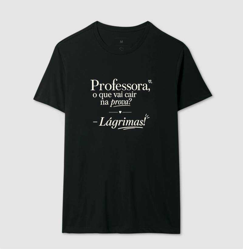 Camiseta Feminina Algodão Professora O Que Vai Cair Na Prova - Imagem 2