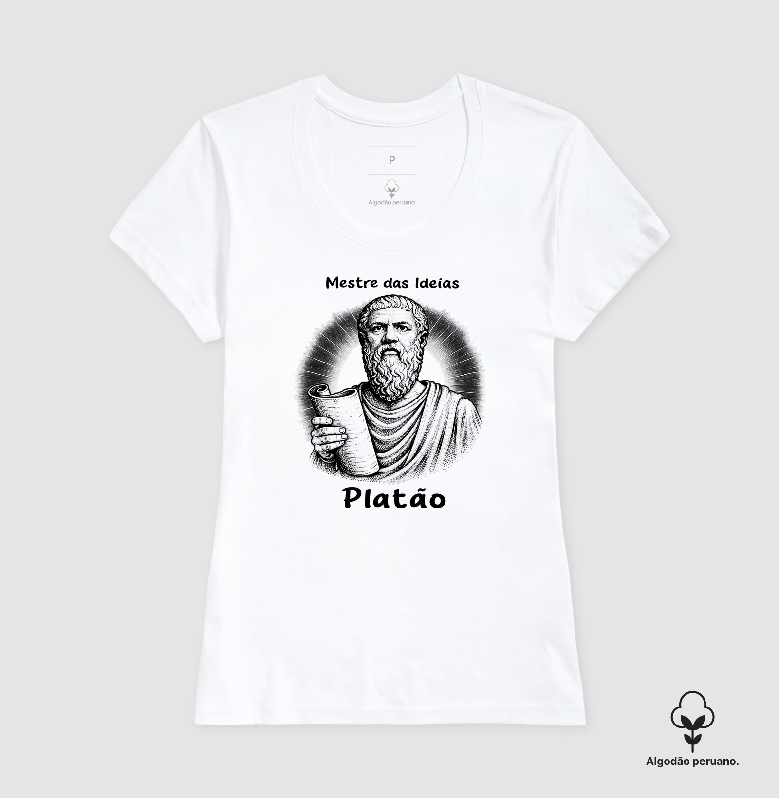 Platão • Mestre das Ideias (algodão peruano) - Imagem 6