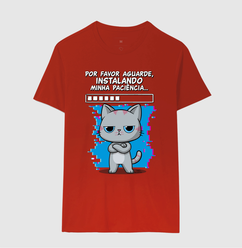 Camiseta Gato Sincero Paciência - Imagem 10