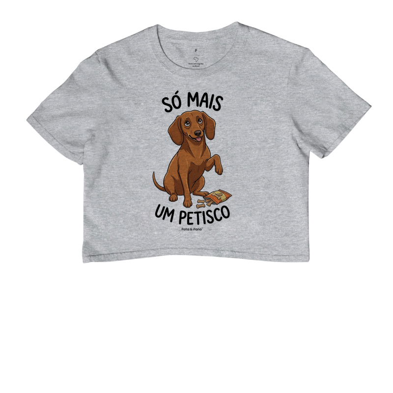 CROPPED DACHSHUND SALSICHA PETISCO - Imagem 6