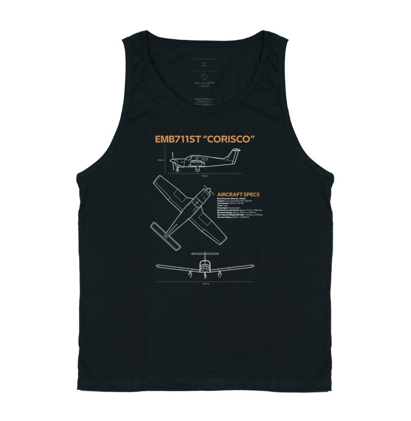 EMB 711ST "Corisco" | Blueprint - Imagem 3