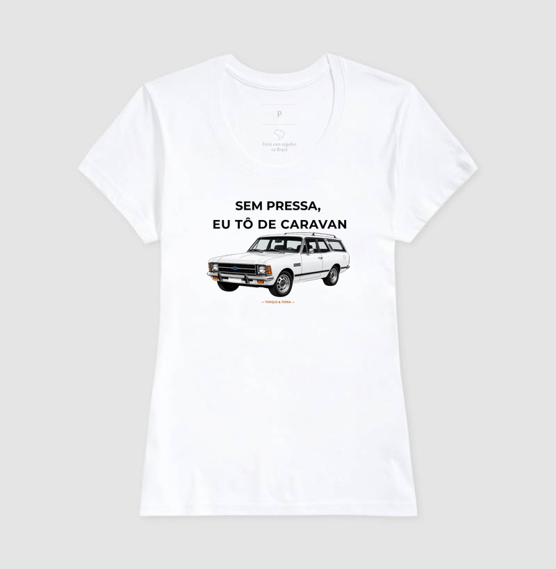 Sem pressa, eu tô de Caravan - Branca - Imagem 5