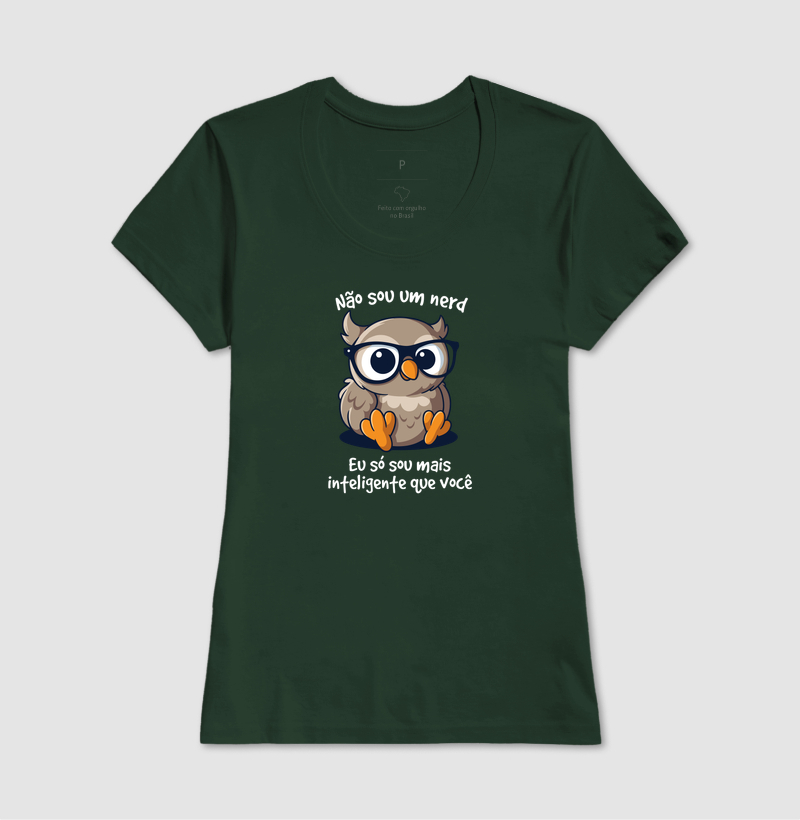 Não Sou Nerd Coruja Inteligente - Imagem 14
