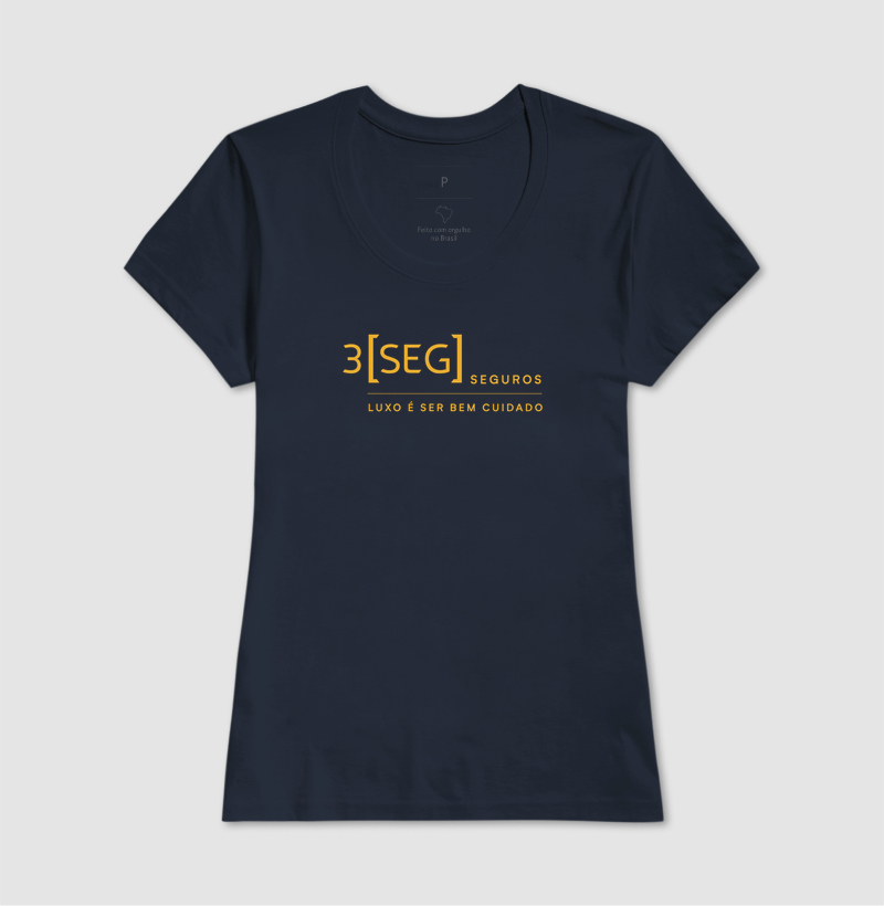 3SEG LUXO É SER BEM CUIDADO Camiseta 100% Algodão  - Imagem 5