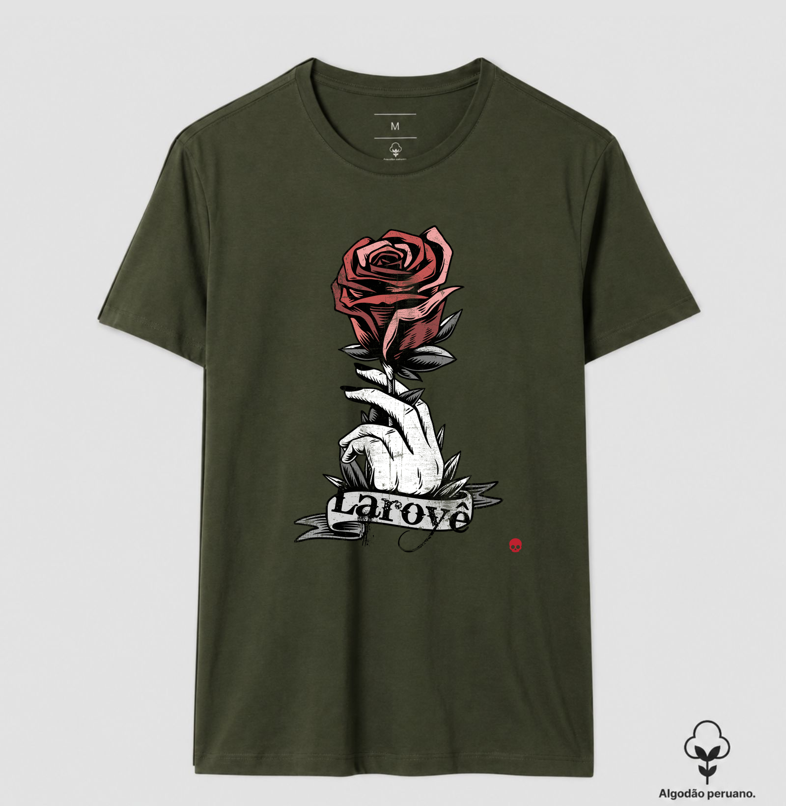 Camiseta Umbanda Laroyê Pombogira - Em Algodão Peruano - Imagem 7