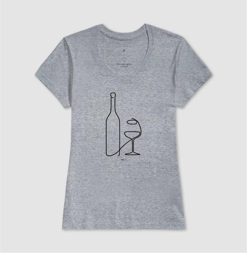 Camiseta Vinho - Garrafa & Taça - Imagem 10