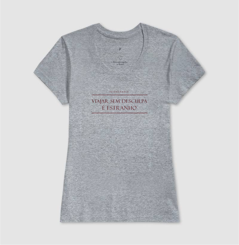 Camiseta Viajar sem Desculpa é Estranho - Imagem 5