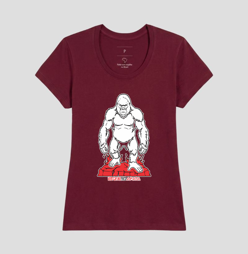 Camiseta Gorila em Algodão | EsquerdaPata - Imagem 22