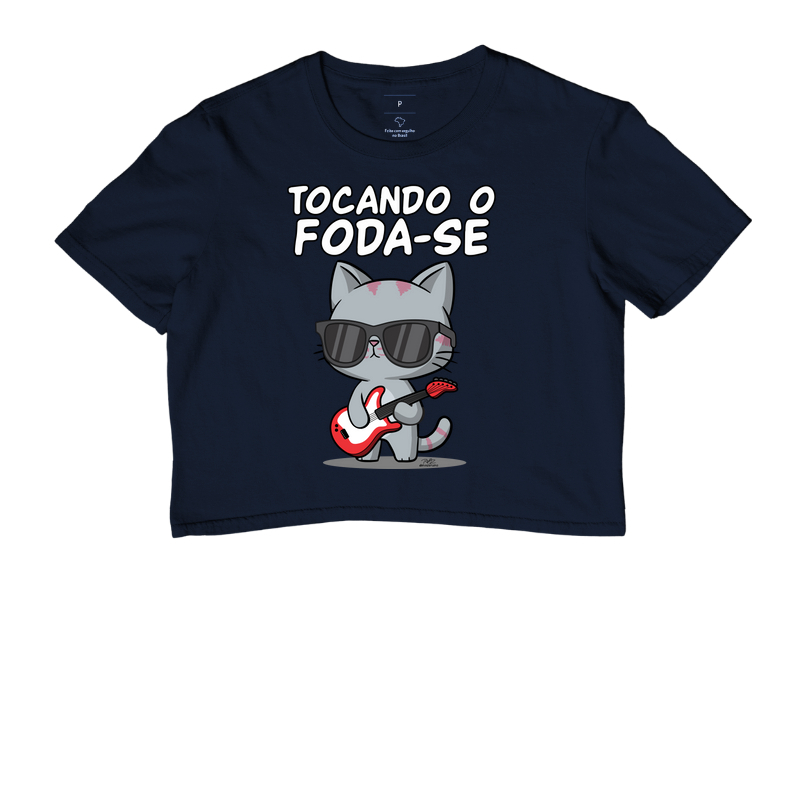 Camiseta Gato Sincero Tocando - Imagem 4