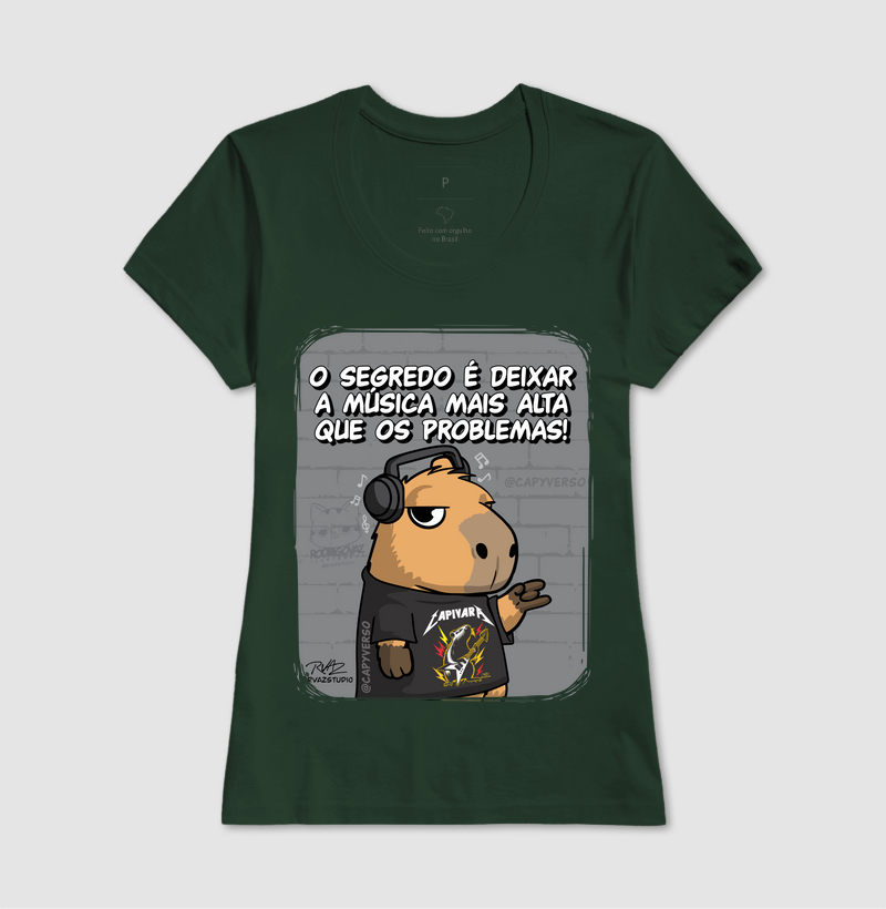 Camiseta Capivara Música - Imagem 13