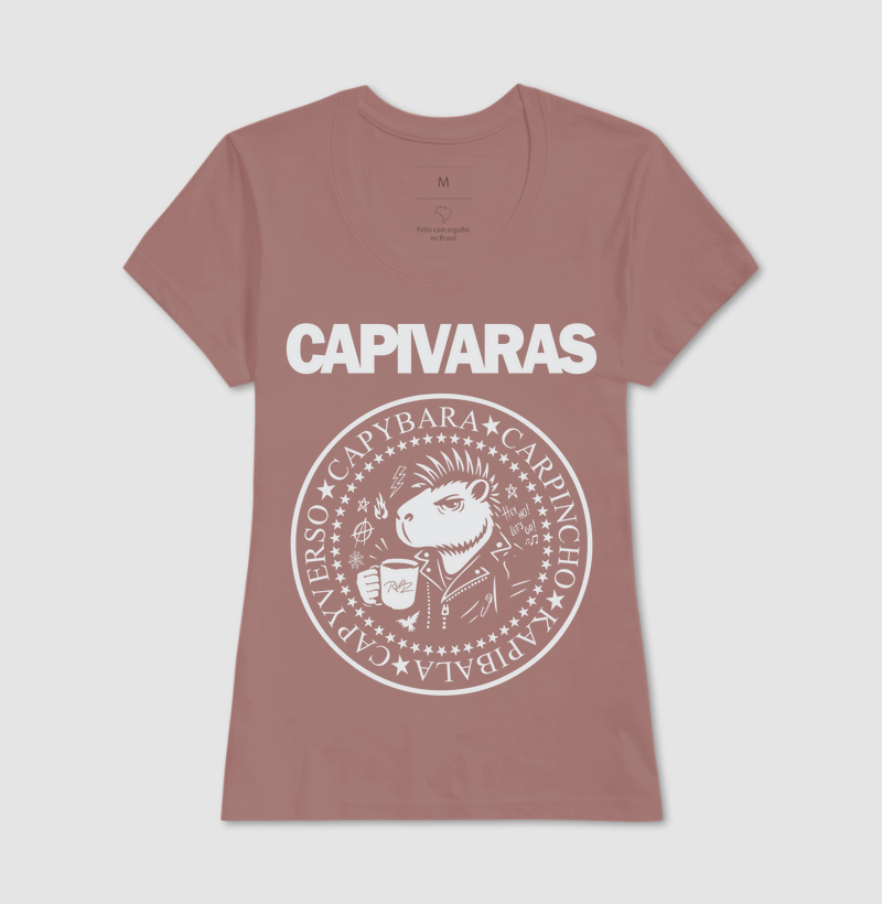 Camiseta Capivara Punk Rock - Imagem 15
