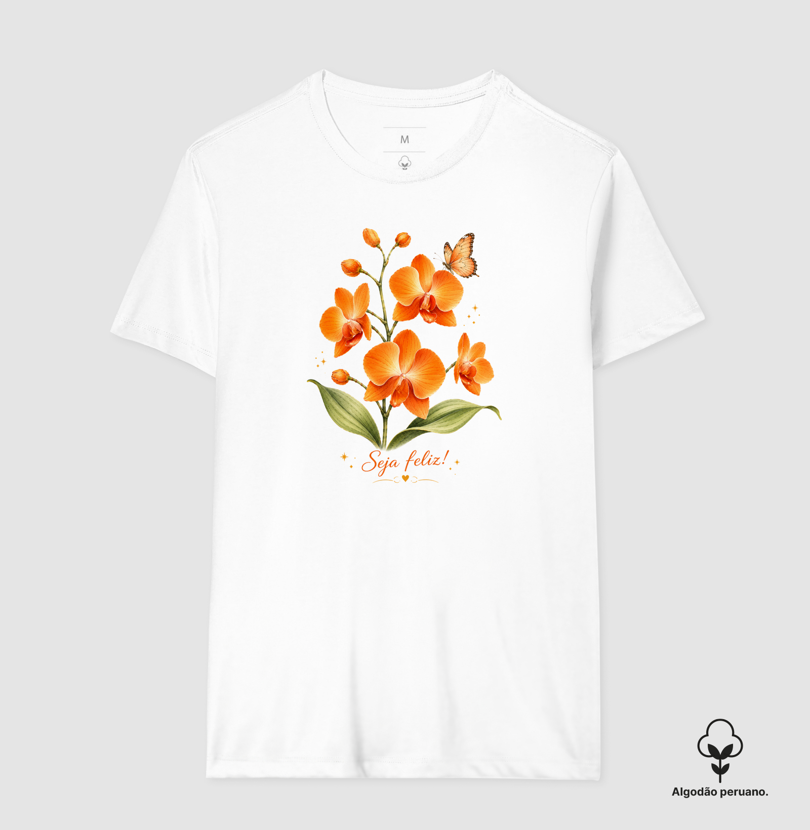 Camiseta Seja Feliz - Imagem 7