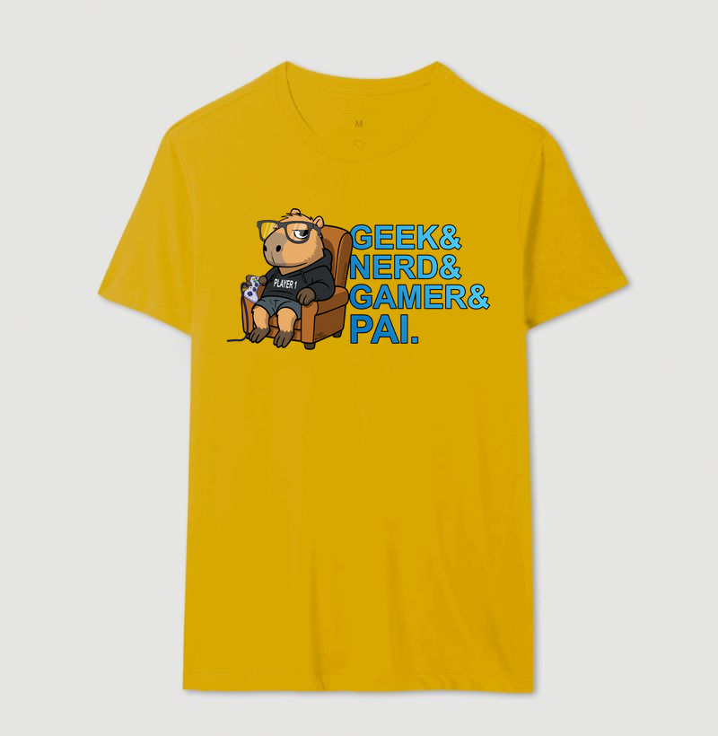 Camiseta Capivara Pai Gamer - Imagem 8
