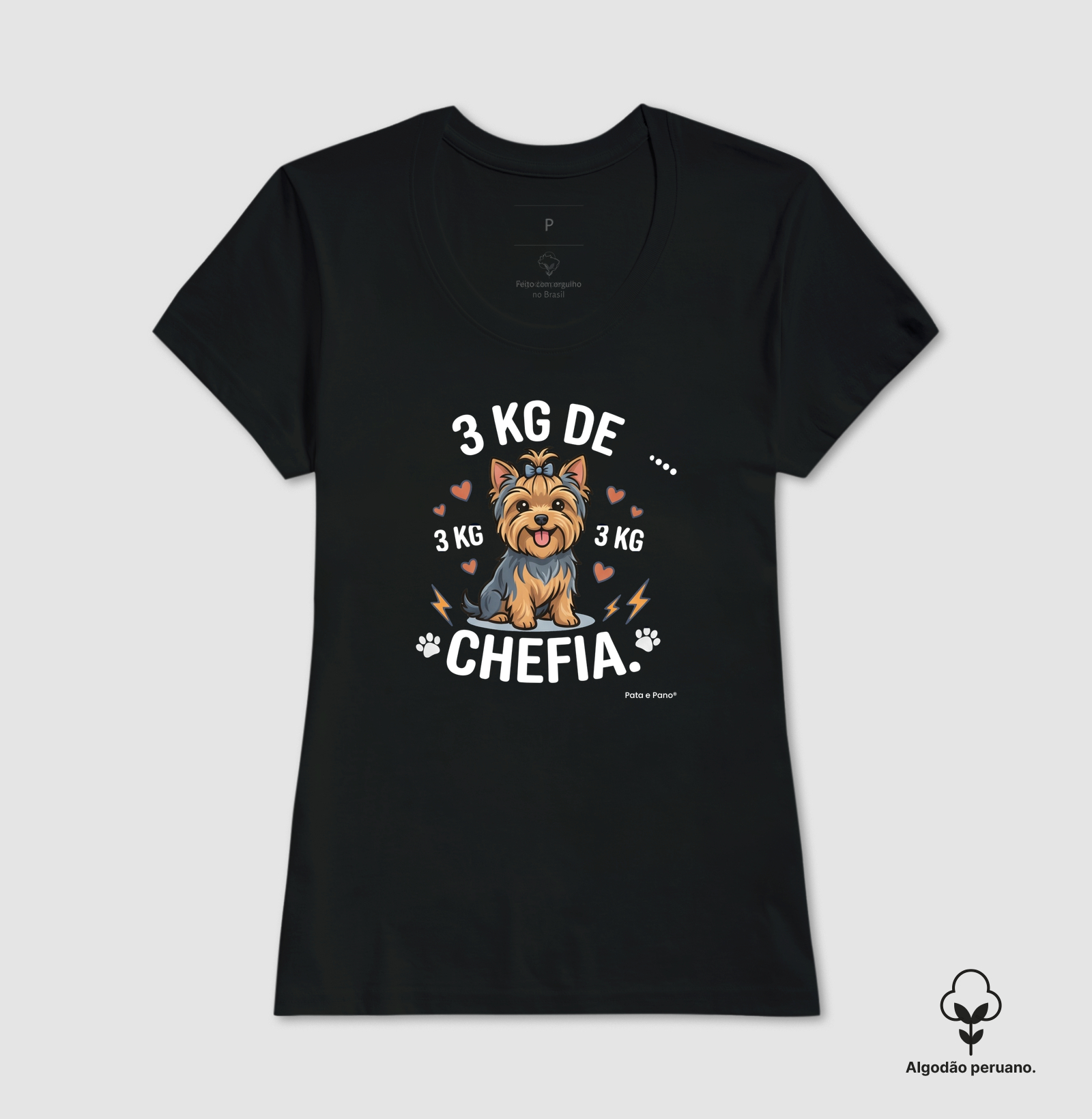 CAMISETA ALGODÃO PERUANO YORKSHIRE 3 KG - Imagem 8