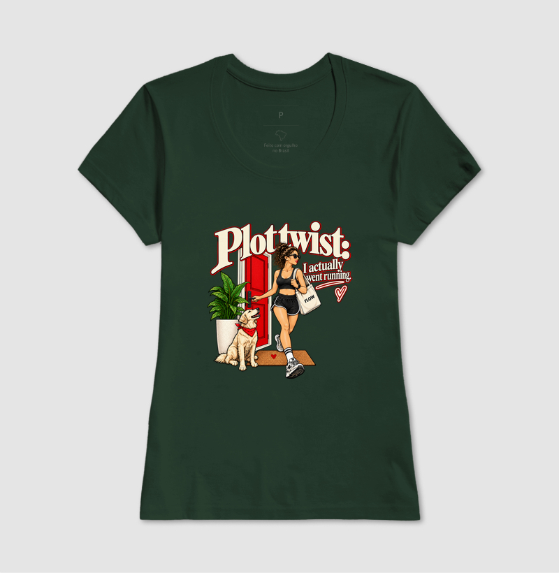 Camiseta Corrida - Plot Twist: I Actually Went Running - Imagem 13
