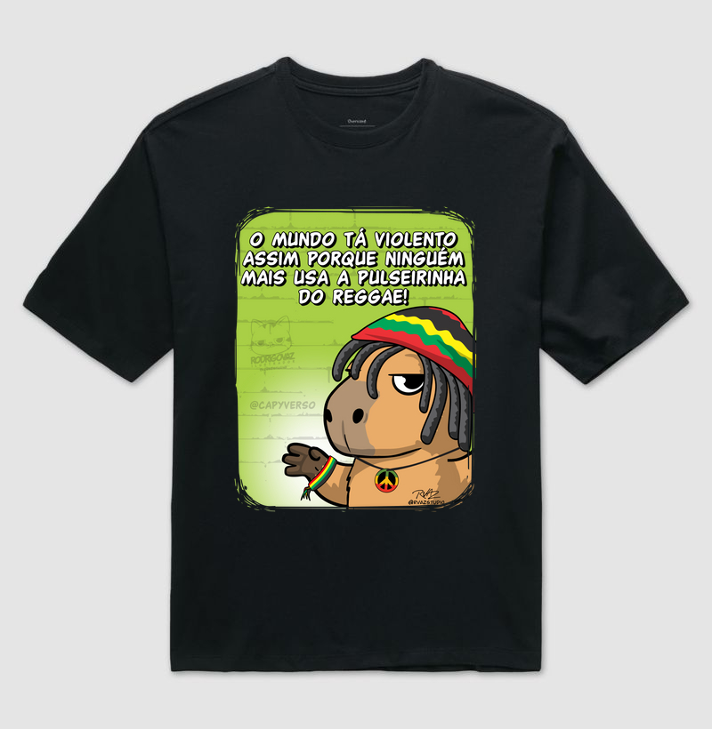 Camiseta Capivara Reggae - Imagem 2