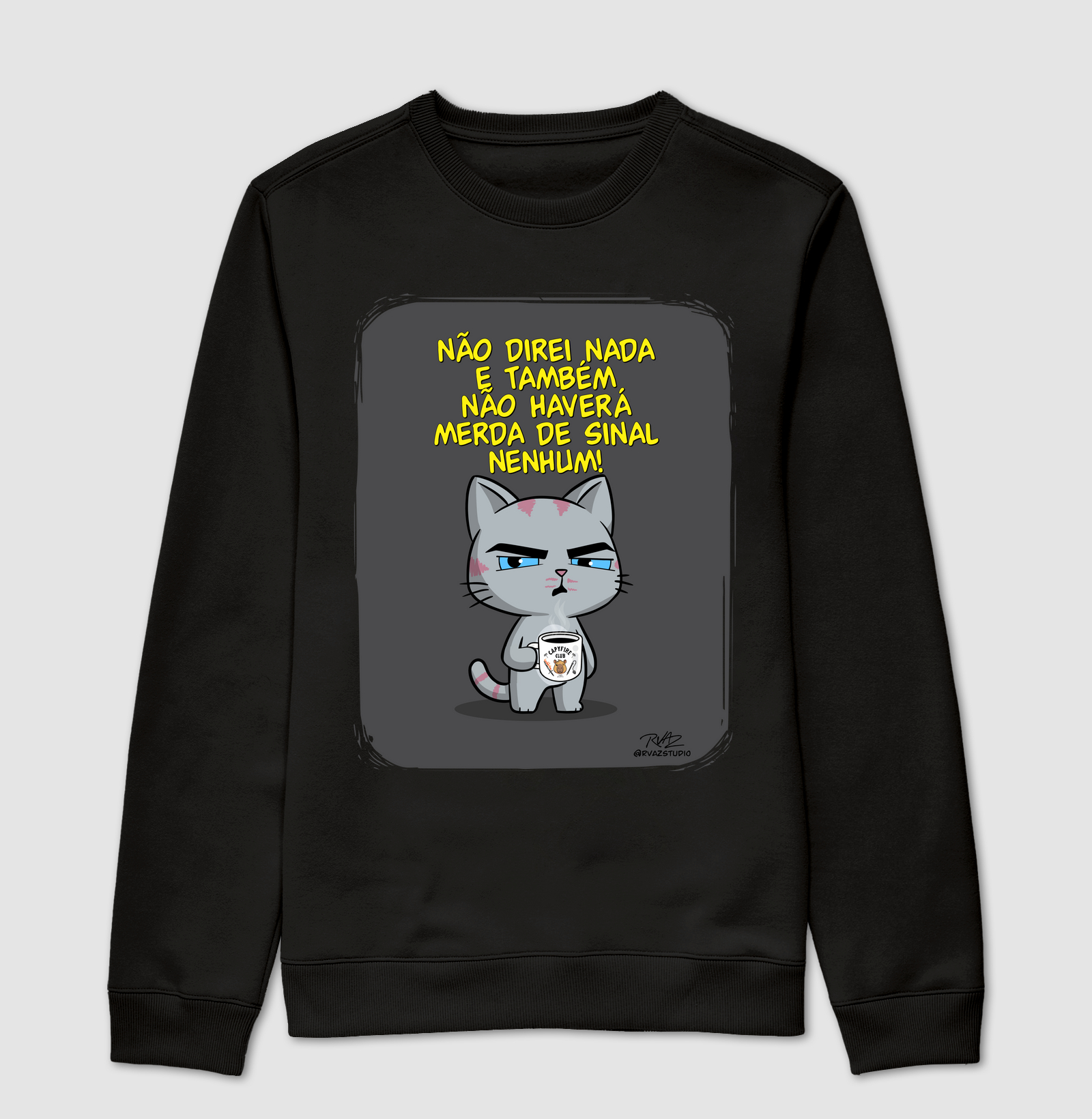 Camiseta Gato Sincero Sinal Nenhum - Imagem 4