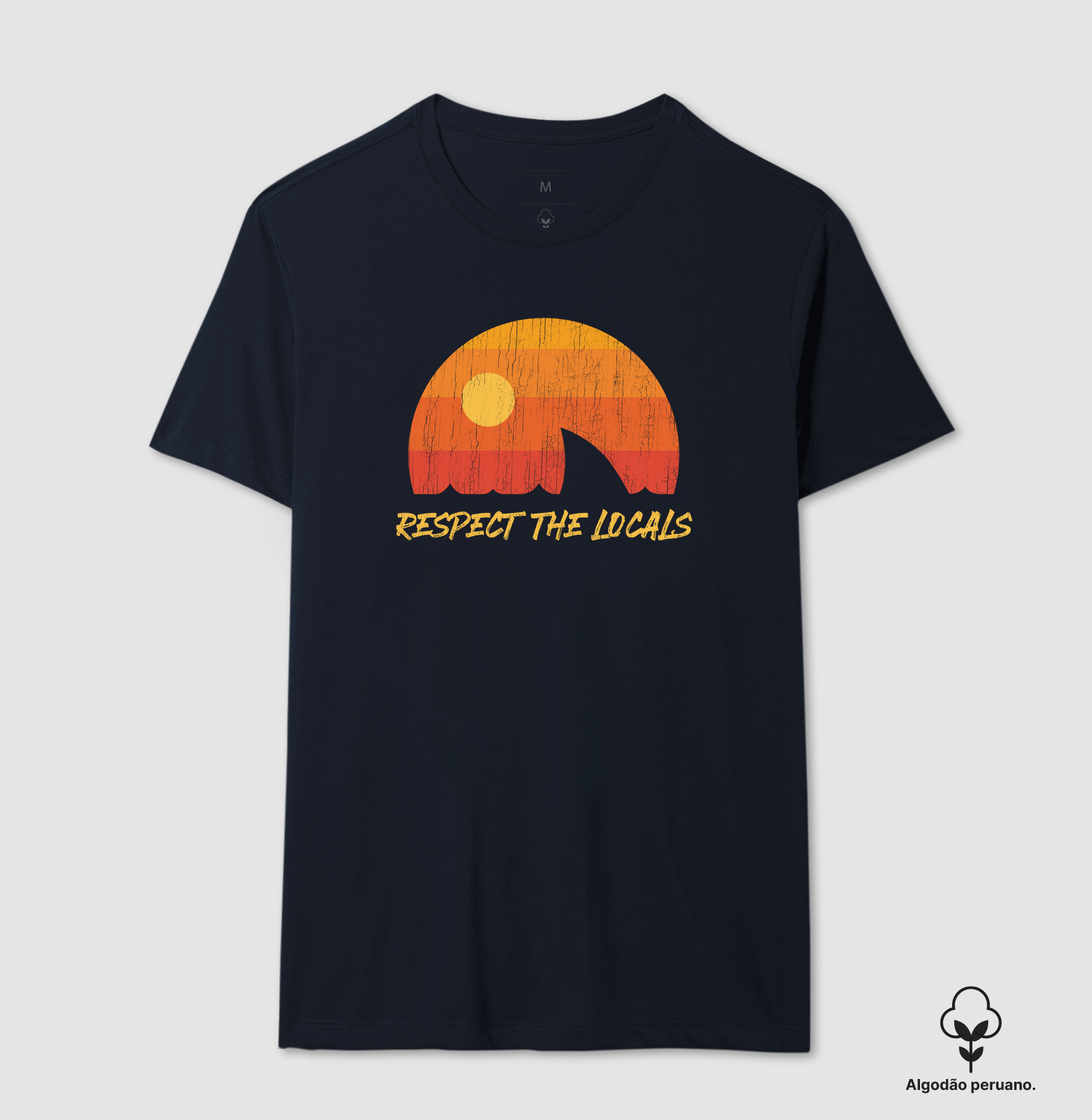 Camiseta Algodão Peruano Respeite os Moradores - Imagem 4