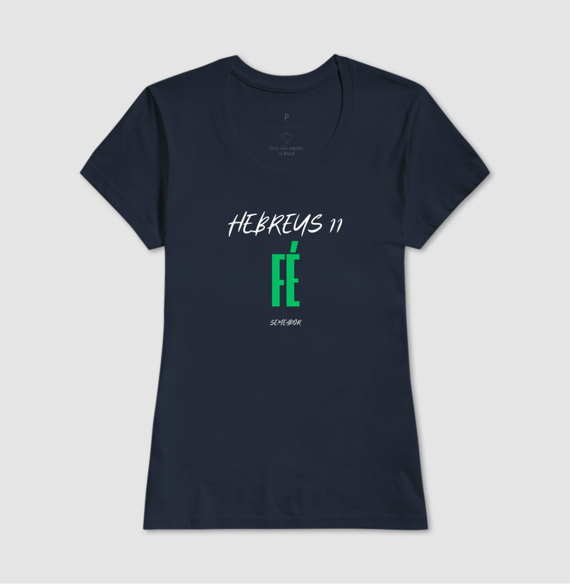 Camiseta Cristã Hebreus 11 Fé - Imagem 7