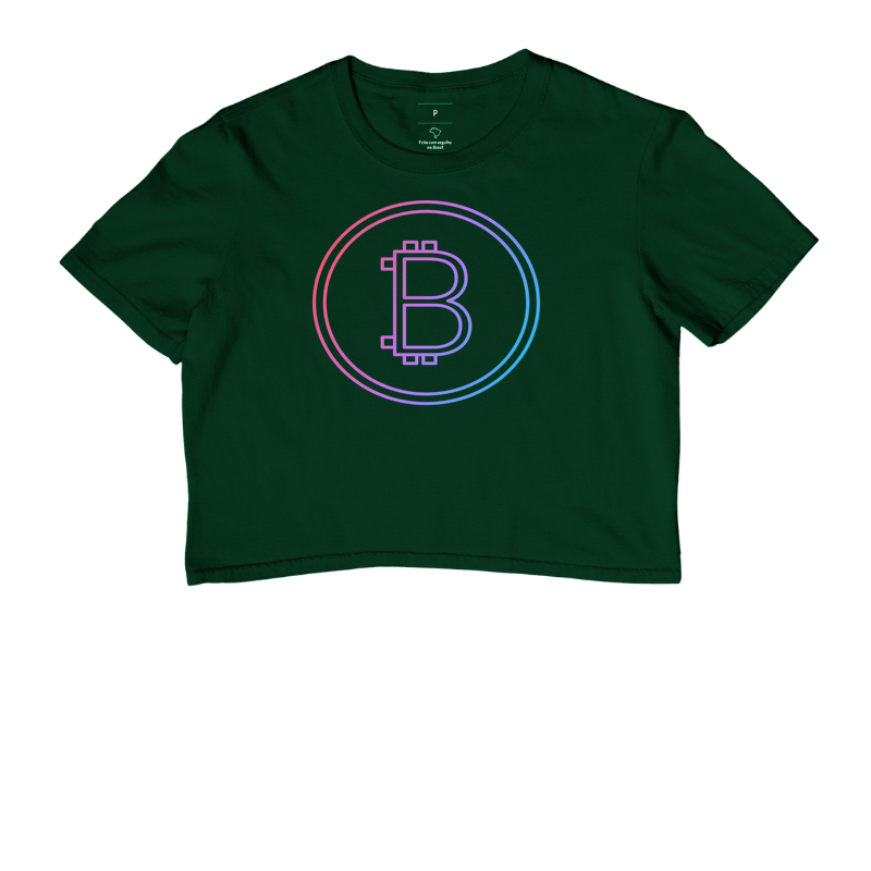 Cropped Bitcoin Crypto Style - Imagem 5