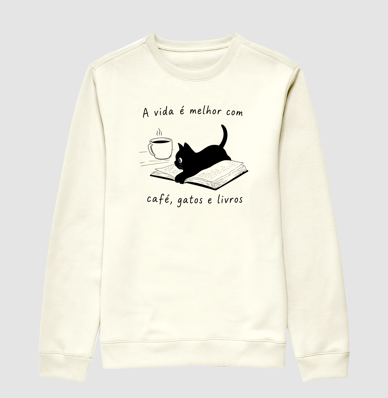 A Vida é Melhor com Café, Gatos e Livros - Imagem 2