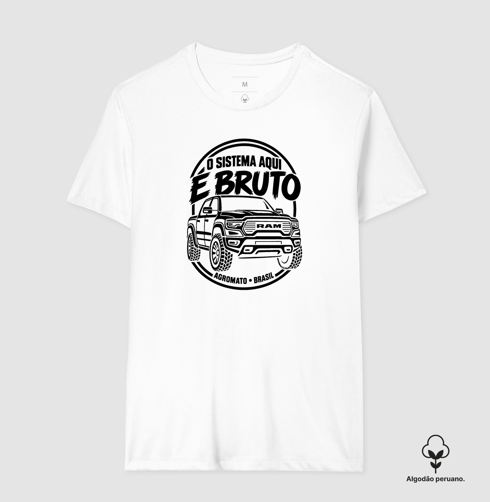 Camiseta O Sistema Aqui é Bruto - Imagem 4