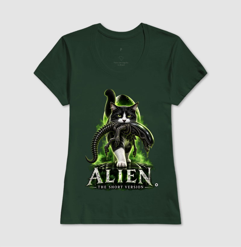 Camiseta Alien – The Short Version Gatos (frajolinha) - Imagem 13