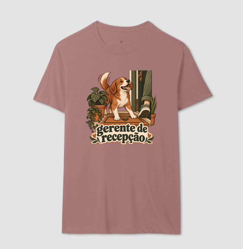 Camiseta Cachorro Recepção "gerente de recepção" | Pelo & Pano - Imagem 16