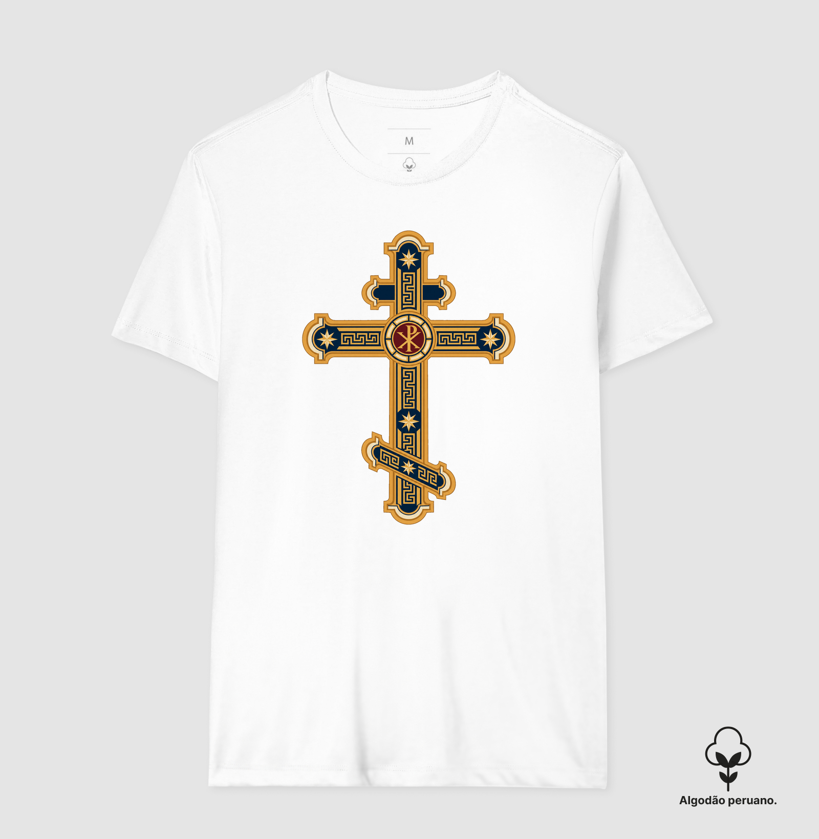 Cruz Bizantina Dourada - Imagem 7