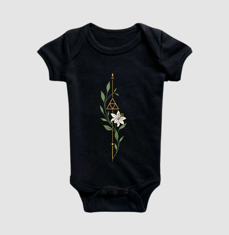 Pingente da Triforce – Flor e Folhagem - Imagem 2