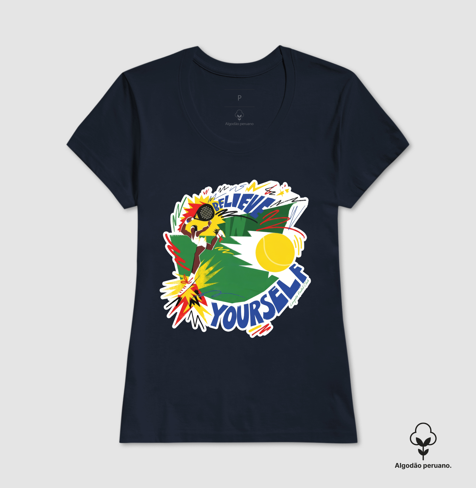 Camiseta Padel Believe in Yourself Smash - Imagem 6