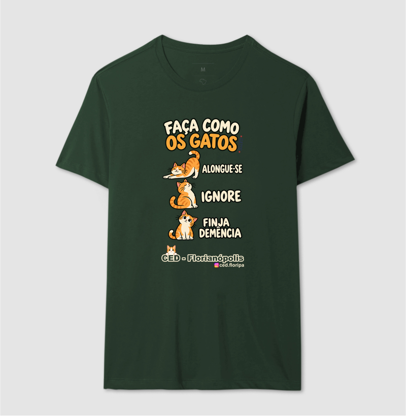 Camiseta Faça Como os Gatos - Imagem 10